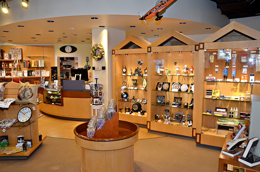 interior of gift shop