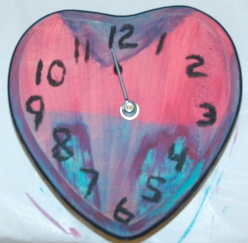 wooden clock wokshop sample